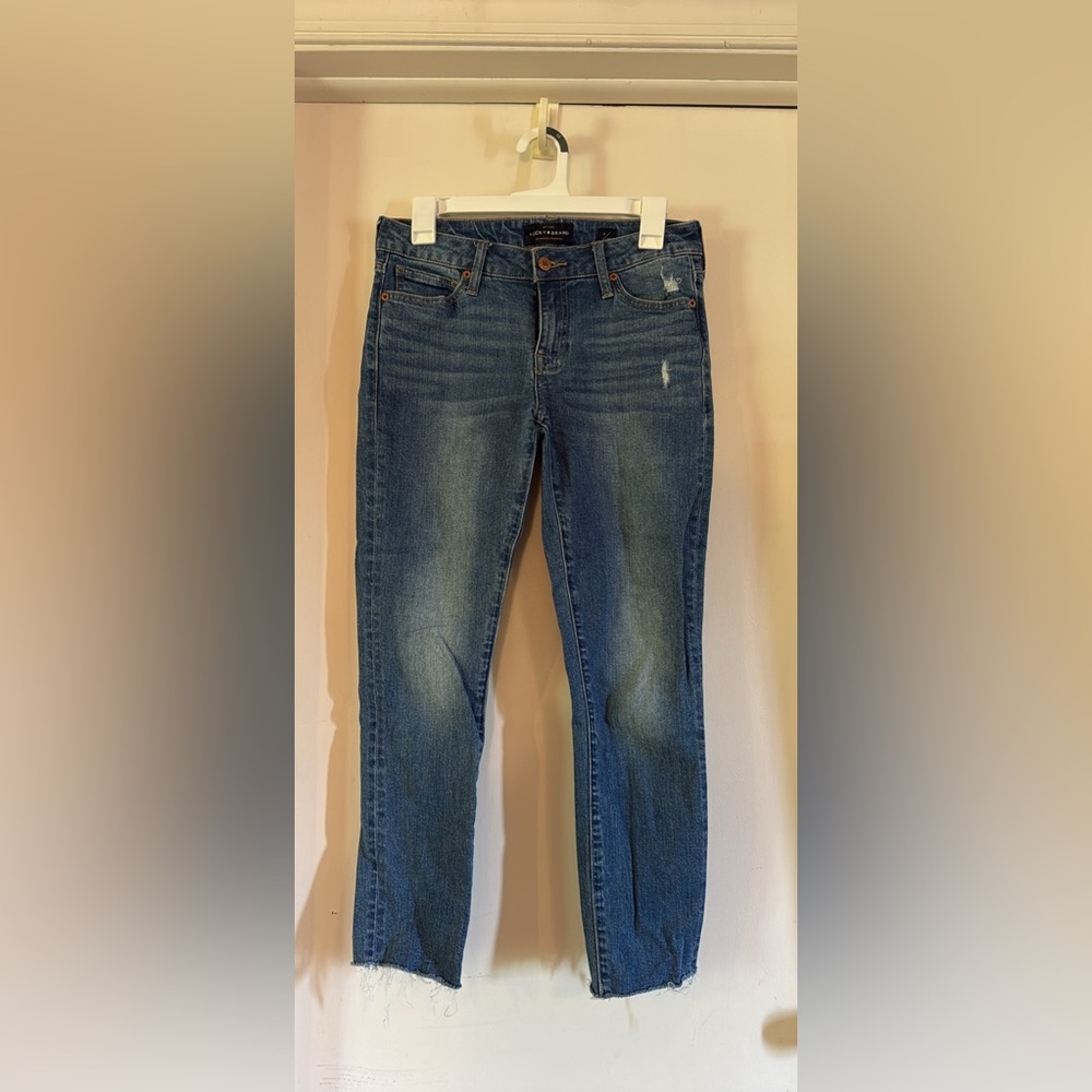 Lucky Brand Blue Ankle Cropped Jeans